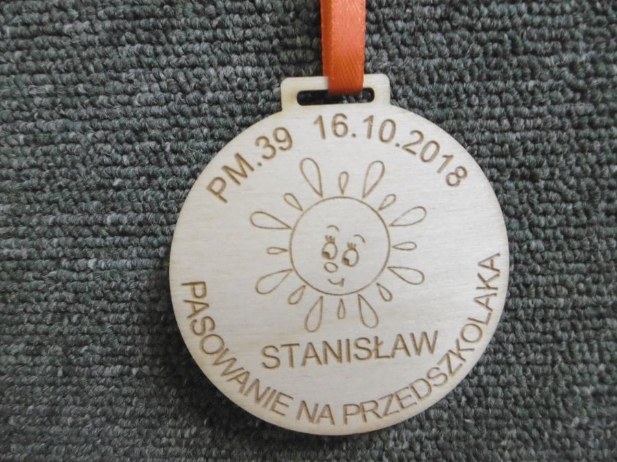 medal na Pasowanie Przedszkolaka