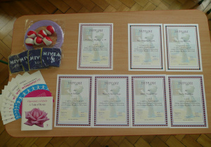 dyplomy za udział w wystawie forgraficznej "Łódzkie postacie bajkowe"
