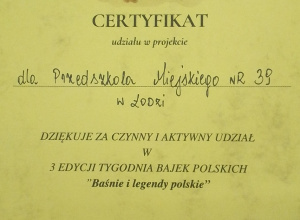 Tydzień Bajek Polskich - 3 edycja