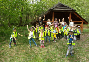 Smyki - zdjęcie grupowe w Lesie Łagiewnickim