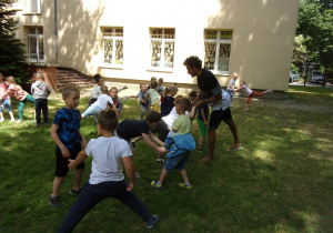 zajęcie Capoeira w ogrodzie przedszkolnym - Juniorzy