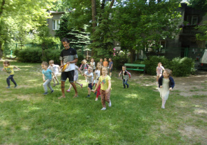zajęcia Capoeira w ogrodzie przedszkolnym - Żaczki